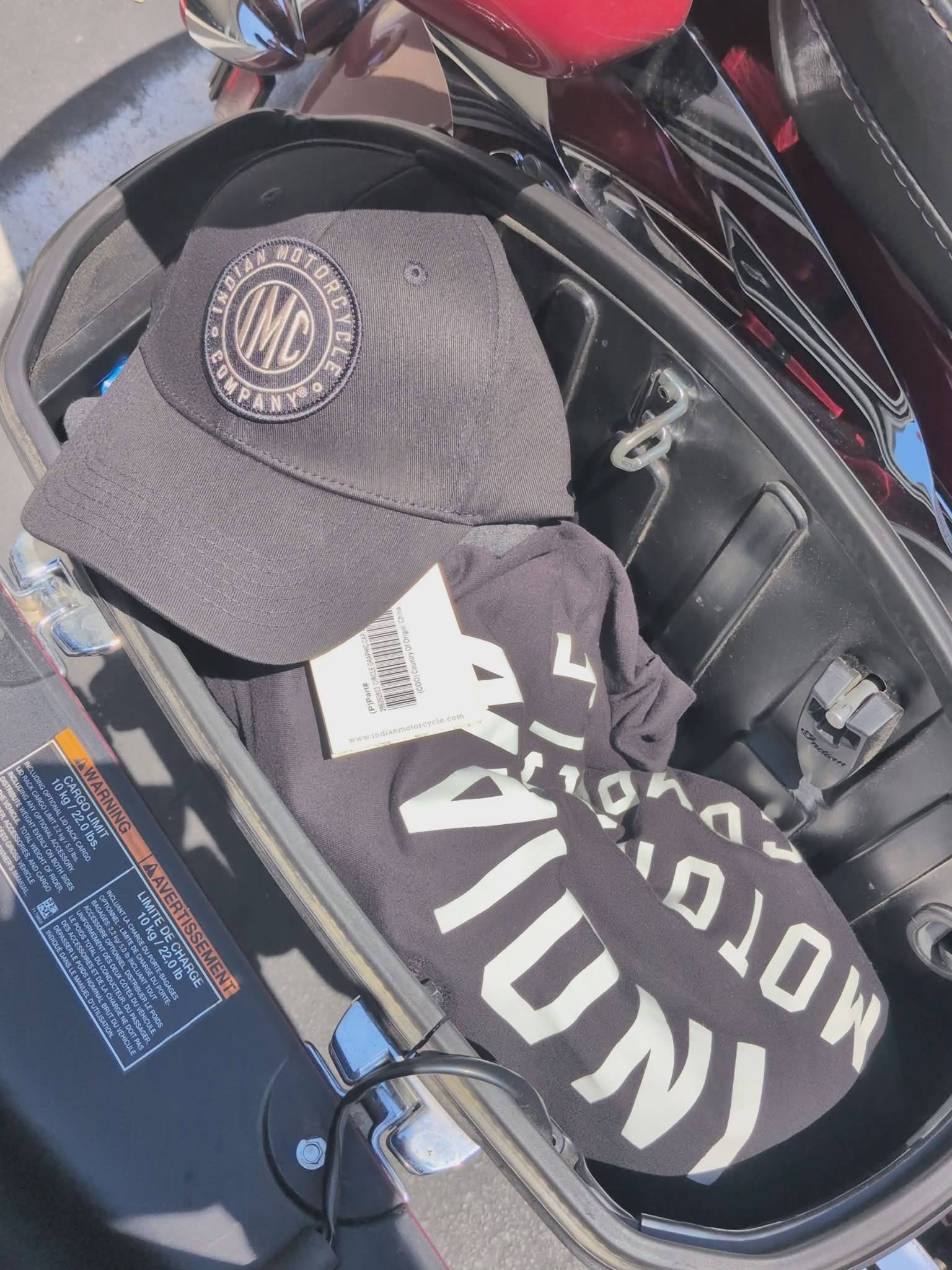 Shirt and Hat Purchase at Indian of Muncy — Muncy, PA